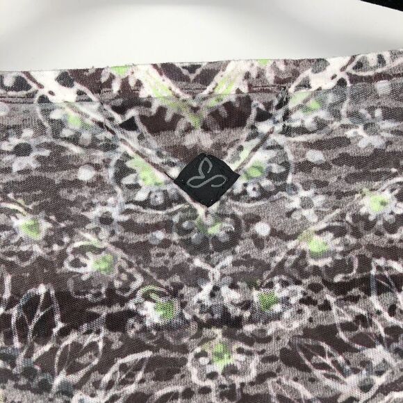 PRANA Breathe Tie Waist Print Lightweight SS Tee - Picture 4 of 6